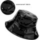 thumbnail image 4 of Sombreros de lluvia para mujer, sombrero impermeable para la lluvia, sombrero de ala ancha, gorro para la lluvia, sombrero plegable sin arrugas, fácil de llevar, 4 of 5