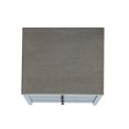 thumbnail image 3 of York Three Drawer Accent Side Table, Gray Wash, 3 of 5