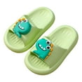 thumbnail image 3 of Wxirdiow Kids Slippers Toddler Little Kids Slides Sandals Girls Boys Cloud Slides Animal Beach Slides Pool Shower Flip Flops Slippers Mint Green Size,1, 3 of 7