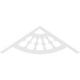 thumbnail image 4 of Ekena Millwork 72"W x 24"H x 1"P (8/12) Pitch Classic Wagon Wheel Architectural Grade PVC Gable Pediment, 4 of 5