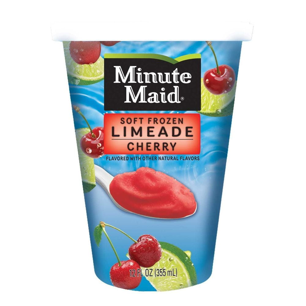 Minute Maid Soft Frozen Cherry Limeade Cup, 12 Ounce -- 12 per Case.