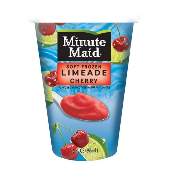Minute Maid Soft Frozen Cherry Limeade Cup, 12 Ounce -- 12 per Case.