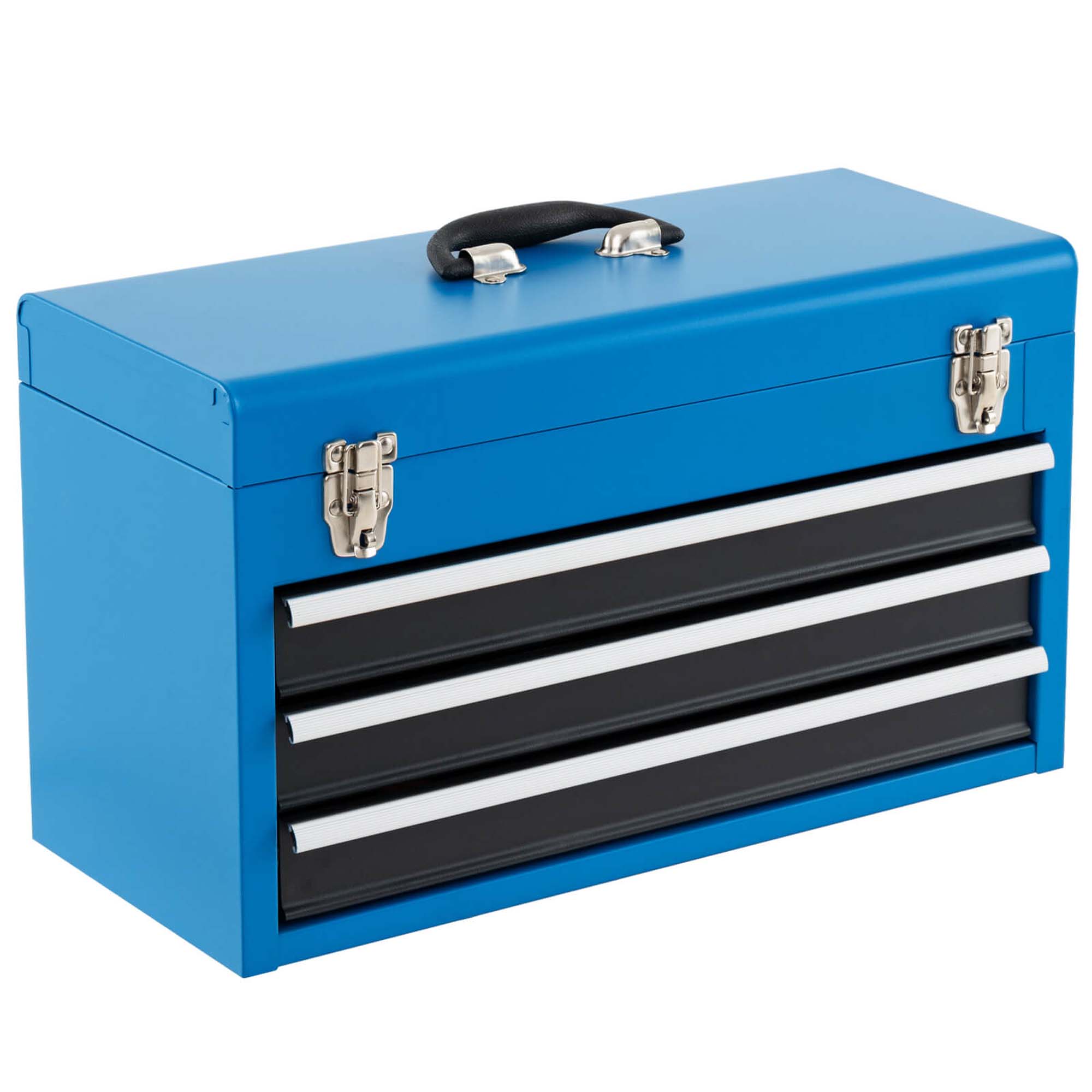 Costway Portable Metal Tool Chest with 3 Drawers