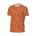 thumbnail image 6 of Wukai Pizza Print Men's Short-Sleeved Mesh T-Shirt,Quick-Dry Short Sleeve Workout T-Shirt-X-Small, 6 of 8