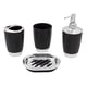 thumbnail image 5 of Conjunto de accesorios de baño de 6 piezas Sunnimix Negro, 5 of 7