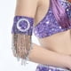 thumbnail image 2 of de danza del vientre para mujer, de danza india, joya, puños de , ropa de baile, brazalete, brazalete, joyería, accesori Púrpura, 2 of 9