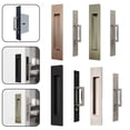 thumbnail image 4 of Recessed Finger Flush Pull Sliding Wardrobe Door Handle with Edge Pull, 4 of 8