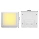 thumbnail image 5 of Paquete de 2 luces LED de noche enchufables, ultradelgadas, diseño fresco al tacto, ideal para dormitorio, baño, pasillo, escaleras o cualquier habitación oscura (blanco cálido) Xemadio 2034681-2, 5 of 9