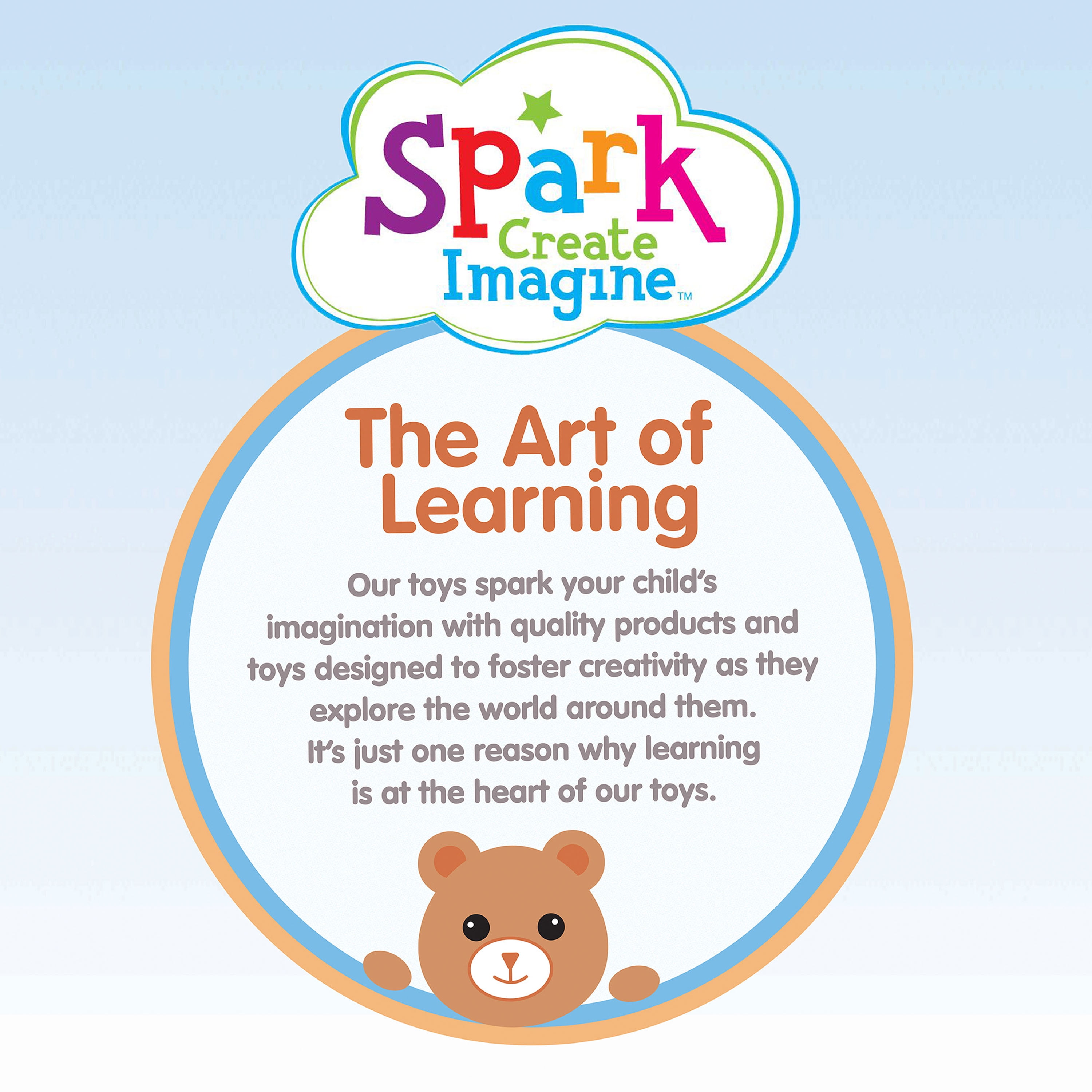 Spark Create Imagine Snuggle and Teethe Cow Plush, 10 in, 0 Months+