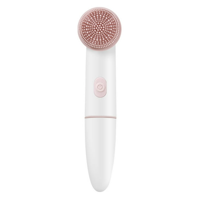 Facial Brush Skin Cleansing Two in Vibrating Facial Cleansing Brush, Ipx7 with 2 Brush Heads,Face Brush Use for Exfoliating, Massaging and Deep Cleansing