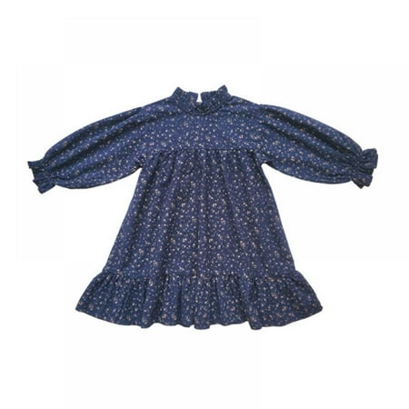 

Children Clothing Girl s Dress Sweet Flower Print Children s Long-Sleeved Princess Dress Kids Dresses