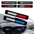 thumbnail image 2 of 3D Coche Rejilla Delantera Media Red LED Decoración De Luz Insignia Emblema Del Faro Día/Noche Tiempo De Ejecución Decorativa Atmósfera Lámpara huangjie unisex, 2 of 2
