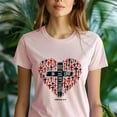 thumbnail image 5 of Christian Heart Graphic T-Shirt Do Everything in Love 1 Corinthians 16:14, CarolinaBlue, Size XL, 5 of 6