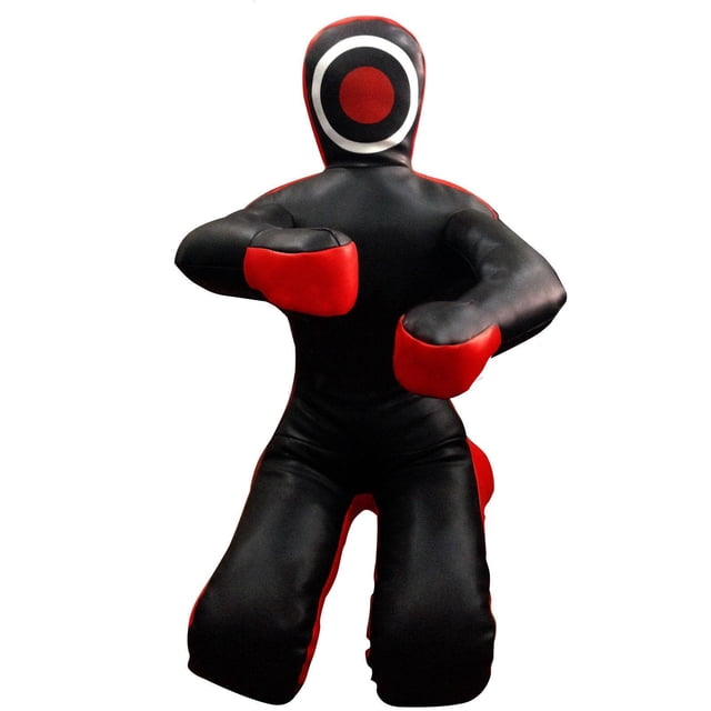Bestzo MMA Jiu Jitsu Judo Sac de Frappe Grappin Position Assise Rouge & Noir