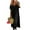 #52Black, variant on Womens Summer Dresses 2026 Cotton Linen Plus Size Short Sleeve V Neck Boho Maxi Dress Loose Casual Beach Long Sundresses Orange 2XL