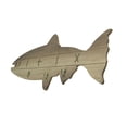 thumbnail image 2 of Mayrich Distressed Wood Fish Shaped 3 Hook Hanging Wall Rack 27.5 inch, 2 of 5