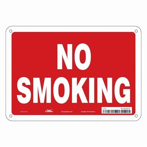 Condor Safety Sign, 7" H, 10" W,  Vertical Rectangle, English, 474C67 474C67