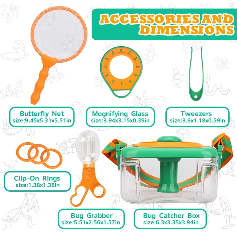 Toy Life Bug Catcher Kit for Kids, 7-Piece Explorer Set photo 3