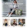 thumbnail image 5 of Tote Bag for Women - French Bulldog Sunflowers Floral Shoulder Bag - Large Utility Work Duffle Bag with Zipper Handbag for Travel, Work, Sprots, 5 of 5
