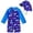 X13 Blue, variant on Ticikt Baby/Toddler Boy Rash Guard Swimsuit Long Sleeve One Piece Zipper Swimwear Sunsuit Kids Bathing Suit Beachwear