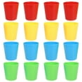 thumbnail image 7 of LOLIPPYY Set of 16 Plastic Drinking Cups - Unbreakable Beverage and Juice Cups for Water and More, 7 of 7