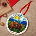 thumbnail image 5 of Highland Cattle Stained Glass Suncatcher Ornament – Ornament Gift for Family, Friends, Men & Women, Christmas 2025 Keepsake, 5 of 6
