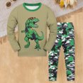 thumbnail image 2 of UAYOTSE Boy Pajamas 2-Piece Pjs Set Kids Long Sleeve and Pants Jammies Casual Wear Boys' Sleepwear Lounge Clothes Little Kid ,Sizes 8-9 Years, 2 of 4