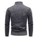thumbnail image 5 of Ceisia Men's Slim Heathered Turtleneck Thick Knit Sweater Multi-Color for Winter Gift, 5 of 6