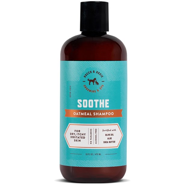 Rocco & Roxie Dog Shampoos for All Dogs Soothe Oatmeal Shampoo for