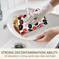 thumbnail image 5 of 2 Pcs Pioneer Flower Floral Print Pattern Kitchen Towels, Funny Microfiber Dish Towel Set, 18" X 26" Tea Towels, 5 of 6