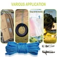 thumbnail image 6 of Rope Roller, 3-Pack Paracord Adjusters, Rope with Roller Tensioner for Easy and Secure Tying, Duty Tie Down for Camping, Tarps, Guy Lines, Boating & Outdoor Gear – Includes Cord & Carry Case, 6 of 7