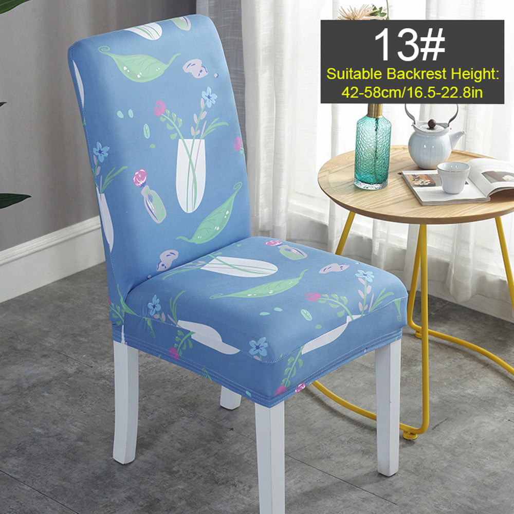 Meterk Chair Cover Colorful Fl, Polka Dot Dining Chair Covers