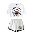 thumbnail image 1 of Stranger Things Saison 4 Hellfire Club Crop Shorts A, 1 of 1