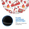 thumbnail image 5 of Disketp Fire Truck Small Mouse Pad 7.9x7.9 Inches,Washable Round Mousepad For Office Laptop Computer,Non-Slip Rubber Base Mouse Pads For Wireless Mouse, 5 of 9