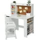 thumbnail image 2 of Yeshouse Escritorio y silla para niños, escritorio de madera con estantería, cajones y armarios de almacenamiento, ajustable, ideal para manualidades y estudio, 2 of 8