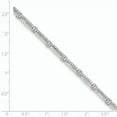 thumbnail image 2 of 14k White Gold Diamond Square & Rectangle Link Bracelet Y10881A, 2 of 2