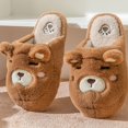 thumbnail image 5 of Vedolay Slippers for Women Indoor Soft Plush Comfy Warm Fuzzy Slippers Cozy House Slippers Coffee,41, 5 of 5