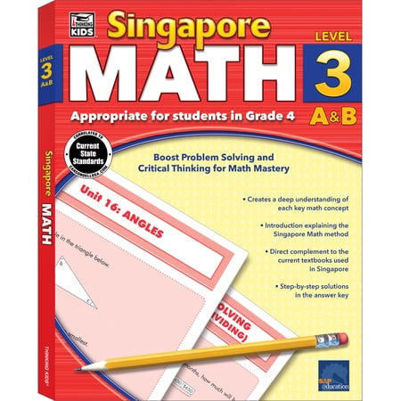 Thinking Kids Singapore Math Workbook (256 pages)