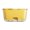 Yellow, variant on YongCo Drain Vegetable Fruit Colander Multifunctional Washing Bowl-Strainer 2-Layered
