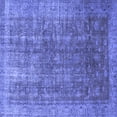 thumbnail image 1 of Ahgly Company Indoor Square Persian Blue Bohemian Area Rugs, 7' Square, 1 of 4