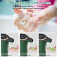 thumbnail image 3 of Dispensador automático de jabón líquido, dispensador de jabón líquido verde de 300 ml con recargable tipo C, dispensador de gel de ducha impermeable IPX4 para cocina y baño, 3 of 5