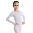 thumbnail image 2 of iiniim Kids Girls Long Sleeve Tank Leotard Gymnastics Unitard Ballet Dance Top, 2 of 7