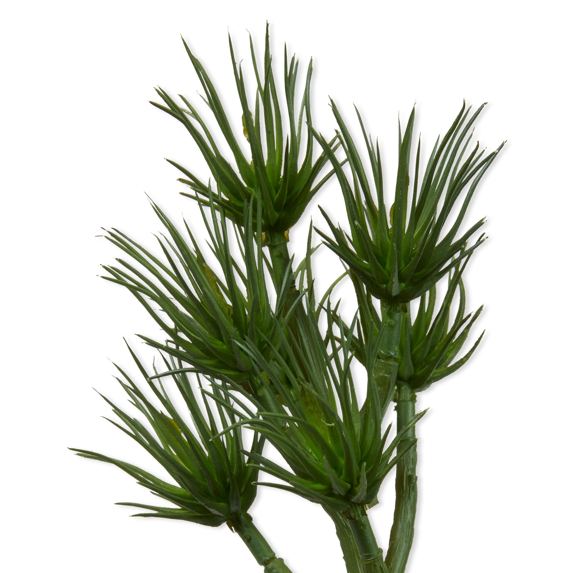 Mainstays Artificial Succulent Pick 3.5 Inch x 7.25 Inch Green Spiked