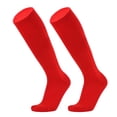 thumbnail image 2 of Kids' Soccer Knee High Socks Terry Cushion Sole Anti-Slip for Youth Outdoor Field Training 6-15 Years Red Free Size, 2 of 5