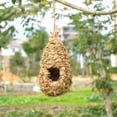 thumbnail image 5 of Humming Bird Houses for Outdoor Hanging, Natural Grass Bird Hut,Hand Woven Hummingbird Nest, Bird House for Garden Window Outdoor Home, 5 of 9