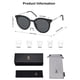 thumbnail image 5 of Gafas de sol SOJOS Classic Oversized Round SJ2068 negro/gris, 5 of 5
