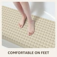 thumbnail image 6 of OTHWAY Non Slip Bath Tub Shower Mat with Suction Cups, Drain Holes, Bathtub Floor Liner Mats for Inside Shower Bathroom, Machine Washable, Soft on Feet, 35x16 Inch (Brown), 6 of 9