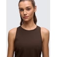 thumbnail image 5 of CRZ YOGA Pima Cotton Ruched Side Tank Tops for Women Workout Athletic Casual Racerback Sleeveless Shirts, 5 of 5