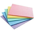 thumbnail image 1 of Reusable Cleaning Cellulose Sponge Cloths Absorbent Wipes Clean Kitchen Car Dish Eco-Friendly Dishcloth Hand Towel Auto - 1pack (5pcs), 1 of 5