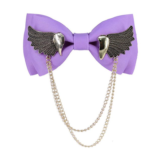 Corbata Pajaritas Doble capa Minnieouse Violeta H3112-5